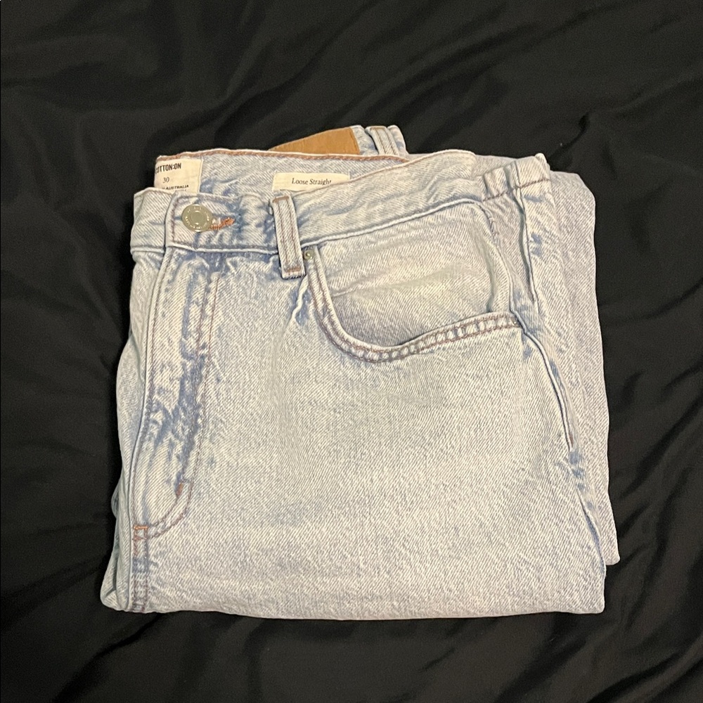 Classic Cotton On Light Wash Women’s Jeans - Loose Straight